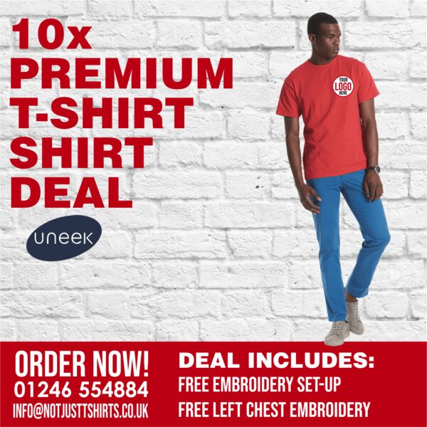 10 Premium T-Shirt Deal £130+Vat Thumbnail